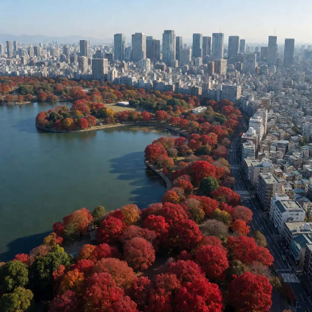 Momiji Kairou, Lorong Daun Maple di Tepi Danau Kawaguchi Saat Musim Gugur